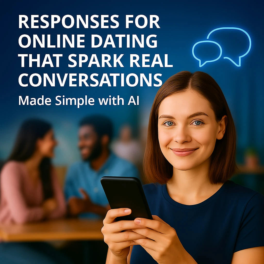 Responses for online dating that spark real conversations — Made Simple with AI