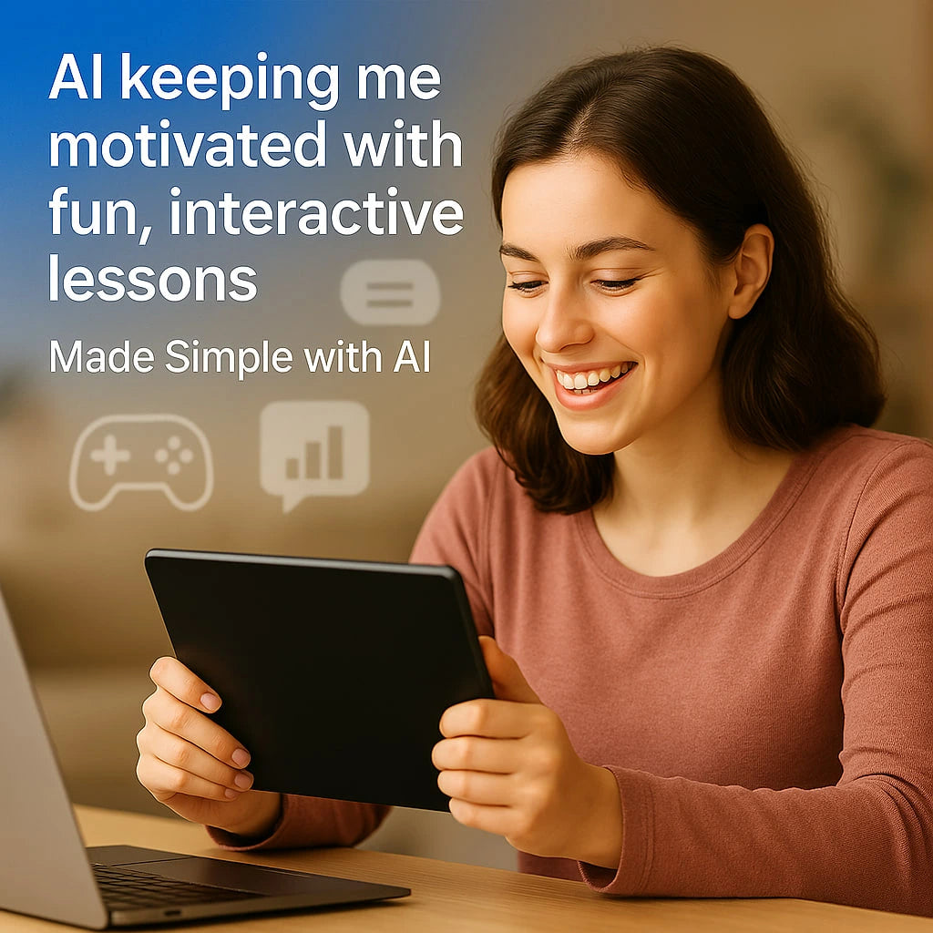 Ai keeping me motivated with fun, interactive lessons — Made Simple with AI
